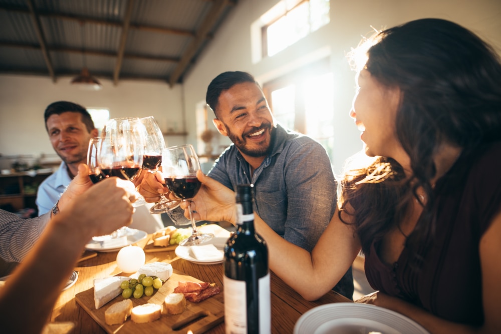 Friends enjoying wine tasting in the Willamette Valley, which is one of the best things to do in McMinnville. All of this and more can be enjoyed near our Bed and Breakfast, one of the best places to stay in Oregon