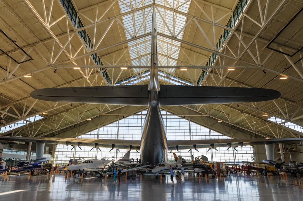 The Spruce goose inside the Evergreen Air & Space Museum in McMinnville